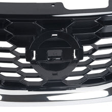 Chrome Black Front Bumper Upper Grille For Nissan Sentra 2016-2018