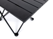 Black Folding Camping Table Collapsible Ultralight Alu for Beach Outdoor 56*46*40cm cp1