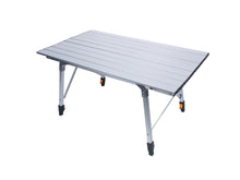 Folding Table Height Adjustable Aluminum Portable for Camping Beach Garden cp9