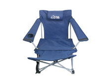 Folding Chair for Beach Camping Fishing Angle Adjustable with Removable Footrest cp8