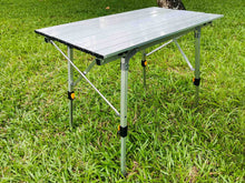 Folding Table Height Adjustable Aluminum Portable for Camping Beach Garden cp9