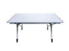 Folding Table Height Adjustable Aluminum Portable for Camping Beach Garden cp9