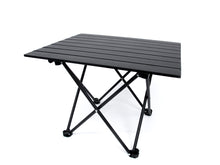 Black Folding Camping Table Collapsible Ultralight Alu for Beach Outdoor 56*46*40cm cp1