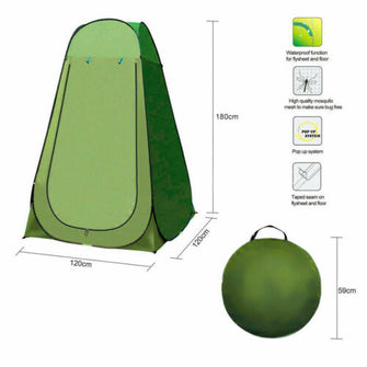 Portable Pop Up Outdoor Camping Tent Shower Change Room With Shower Bag